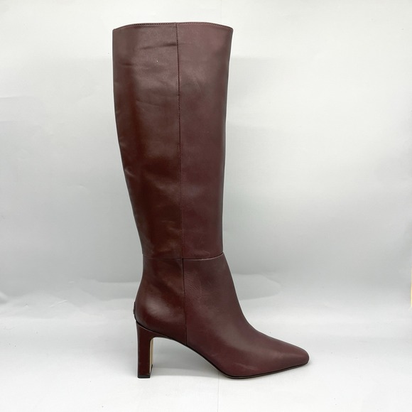 Sam Edelman Shoes - Sam Edelman Womens 8.5M Sylvia Knee High Boots Brown Leather Heels Tall Boho